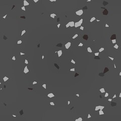 Greay terrazzo floor texture decoration material surface design