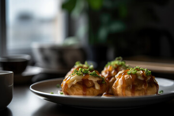 たこ焼き, 揚げ物, タレ, ソース, 日本食, 日本, アジア, takoyaki, fried, sauce, japanese, japanese food, japanese, asian