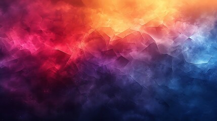 An abstract background with watercolor filled triangles, soft edges and vibrant neon colors, hd quality, digital art, high contrast, geometric design, modern aesthetic, artistic abstraction.