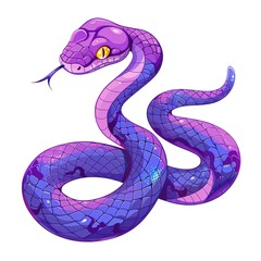 Fototapeta premium Snake classic fashion