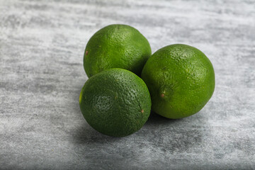 Green sour tropical Lime fruit
