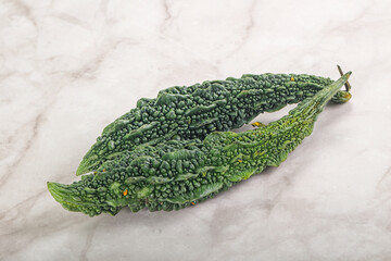 Raw green exotic Bitter melon