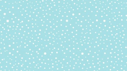 Blue and white polka dot pattern.