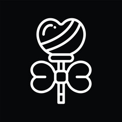 Heart-Shaped Lollipop with Bow