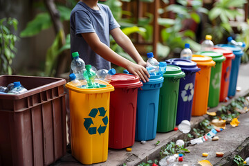 reduce waste: Activities for Kids to Learn About Recycling - Reuse Waste at Home, Zero Waste Lifestyle , Sustainability at Home - Family Reduce Reuse Recycle