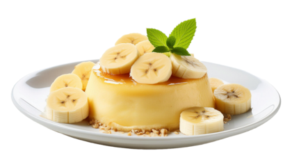 delicious banana pudding on plate