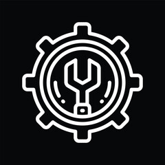 vWhite Paint Roller Icon