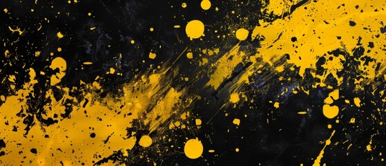 Bold Abstract Paint Splatter