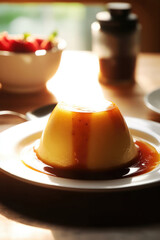 デザート, プリン, 焼き菓子, 甘い食べ物, お皿, dessert, pudding, baked goods, sweet food, dish