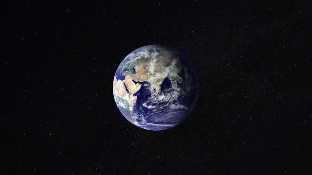 Earth Rotating illustration Video