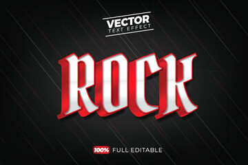 Rock text effect