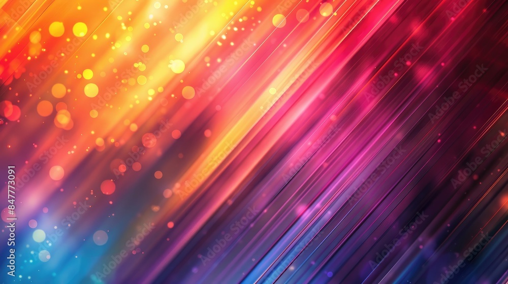 Poster abstract artistic background with colorful soft light gradients and blurred linear motion