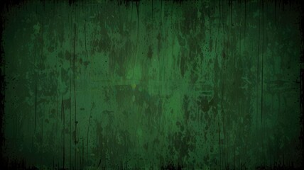 Obraz premium Decayed Murky Greenscape Illustration