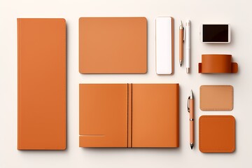 stationary set for brand identity, mockup,