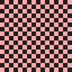 seamless pattern with black and pink square on  background for cloth pattern , floor tiles,wallpaper ,curtain,tiles pattern, home decorating design
