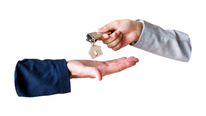 Buying real estate png sticker, transparent background