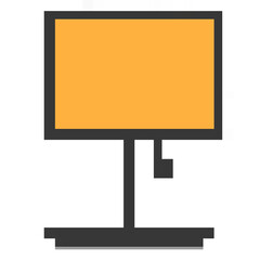 billboard on a black