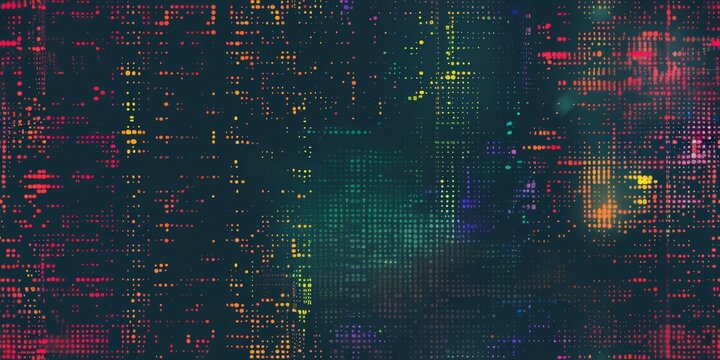 program code front view background