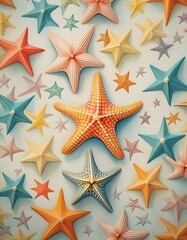 ヒトデのモチーフ