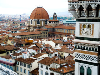 Fototapeta premium Dachlandschaft in Florenz
