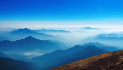 Fototapeta premium beautiful view from top of mountain