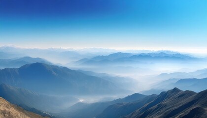 beautiful view from top of mountain