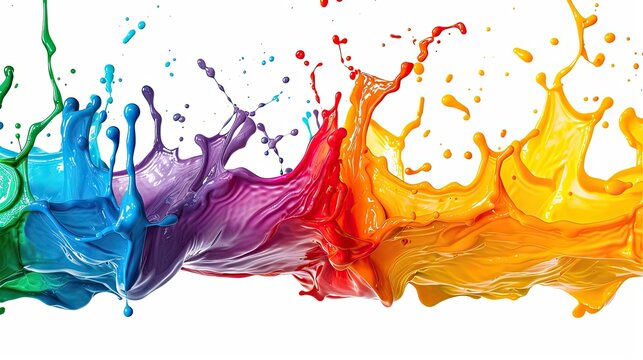 Vibrant colorful abstract splash art, vibrant splashes of colors, artistic color splash, colorful artistic design, color burst art