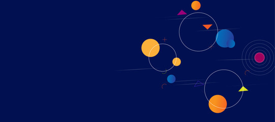 Colourful abstract background. Geometric shapes vector technology background, For website, banners, brochure, posters, flyer, card, and cover