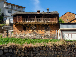 Traditional house in the village of Cela. Leon, Castile and Leon, Spain.