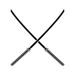 Sword icon vector. saber illustration sign. weapon symbol. steel logo.