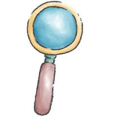 Hand drawn eraser, back to school concept.