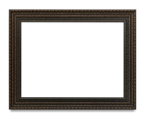 Metallic brown picture frame transparent png