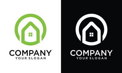 home logo design, the letter 