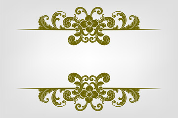 Classic Vitage Wedding Vector Ornaments Frames Separator Elements Classic Vintage Wedding Invitation Hand Drawn