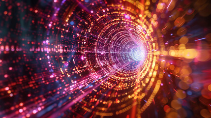 Obraz premium Abstract Technology Communication 