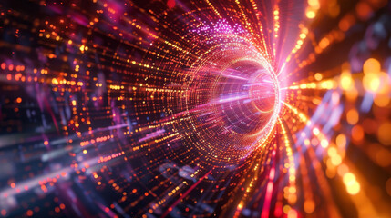 Fototapeta premium Abstract Technology Communication 