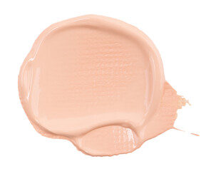 Beige acrylic paint textured png brush stroke creative art graphic