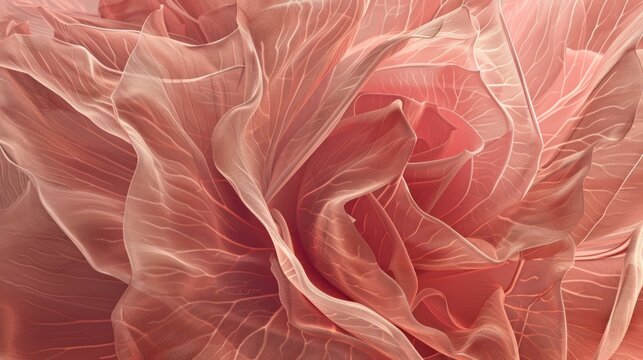 soft pink rose petals illustration background, romantic floral design for wedding stationery, greeting cards, and feminine branding