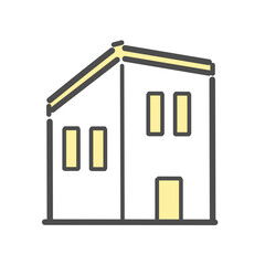 住宅　家　マイホーム　イラスト