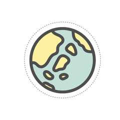 地球　イラスト
