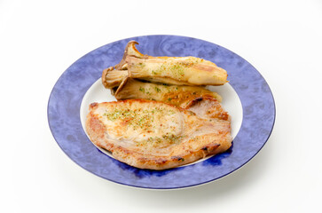 豚ロースとエリンギのソテー