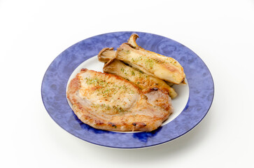 豚ロースとエリンギのソテー