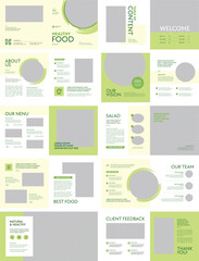 Healthy Food Restaurant Brochure