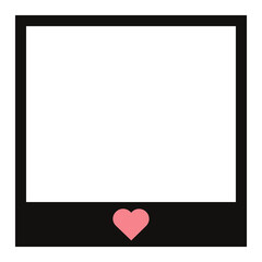 polaroid frame isolated texture transparent film analog