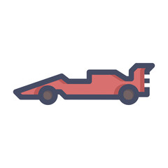 Naklejka premium Racing Car Icon