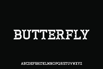 Display alphabet font vector design suitable for headline, poster, logo and many more