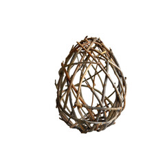 Woven Twig Easter Egg Decoration