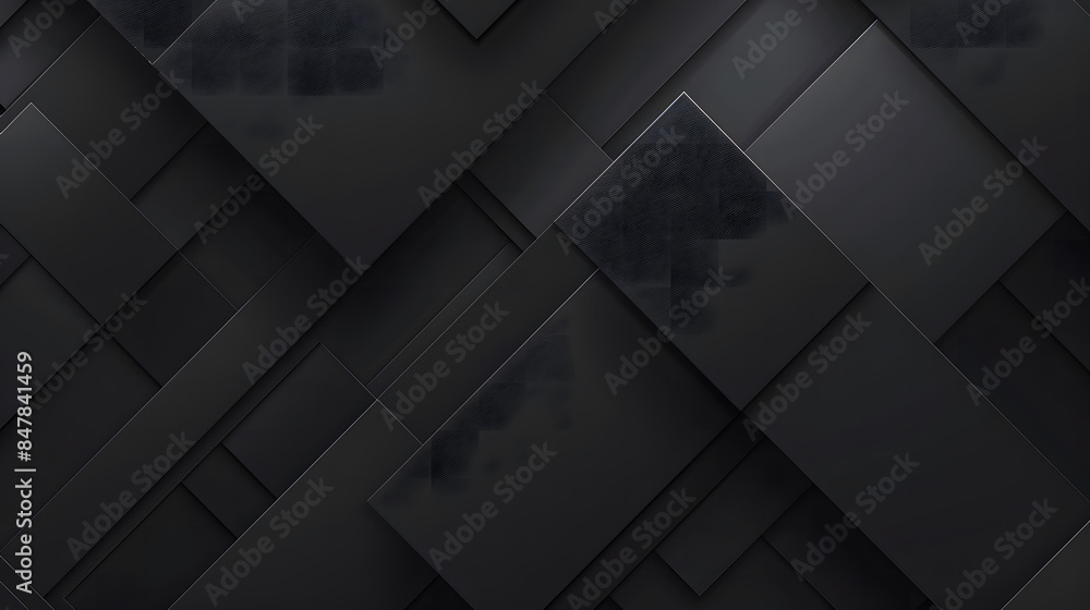 Poster modern black geometry with an abstract background. dark minimal web banner in geometric shape. futur