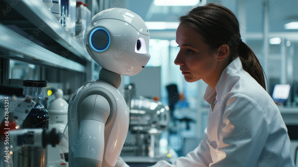 Poster Collaboration Between Robot and Scientist in Laboratory on Artificial Intelligence Research