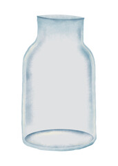 Flower vase png sticker, simple illustration, transparent background